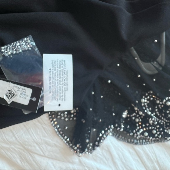 Betsy & Adam Womens Beaded Knee Length Sheath Dress NWT - Picture 16 of 16